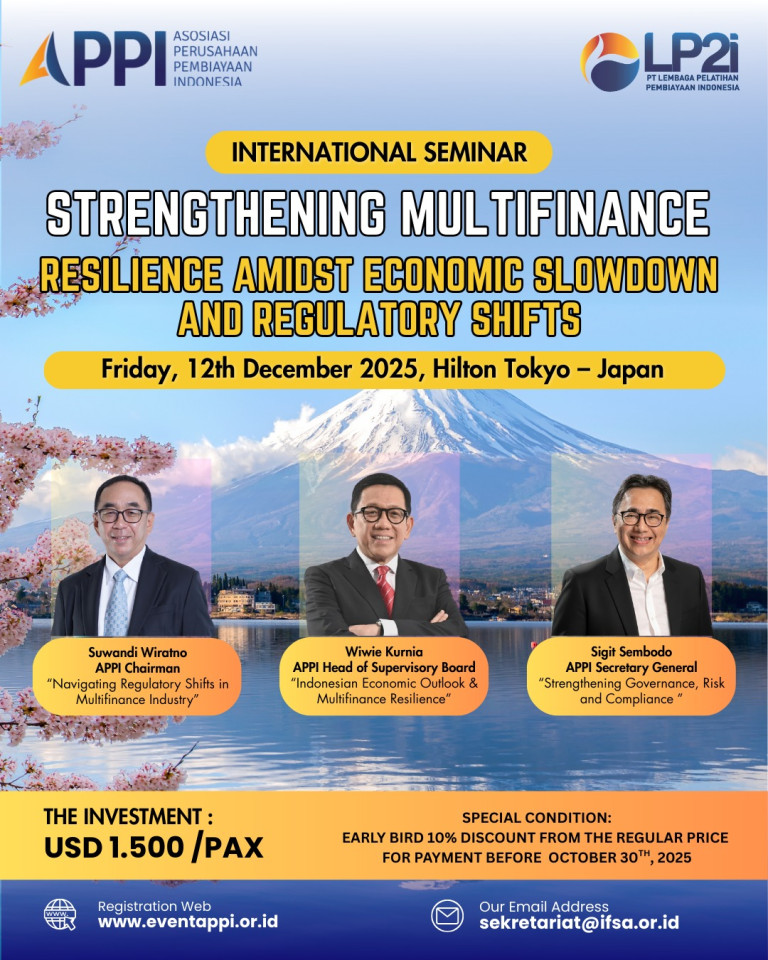 International Seminar Strengthening Multifinance Resilience Amidst Economic Slowdown and Regulatory Shifts