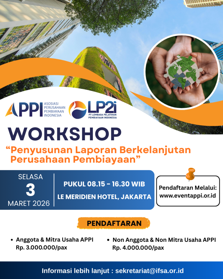 Workshop Penyusunan Laporan Berkelanjutan Perusahaan Pembiayaan